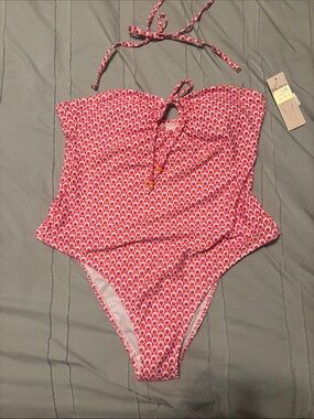 No Boundaries Pink Patterned One-Piece Swimsuit